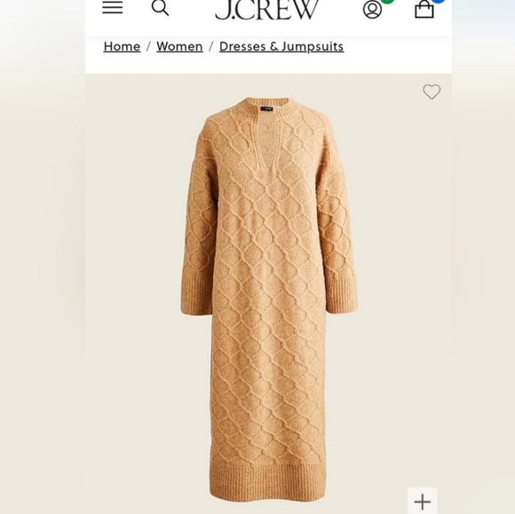 J. Crew | Dresses | Jcrew Cable Knit Stretch Knit Sweater Dress | Poshmark